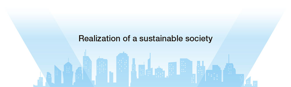 Realization of a sustainable society