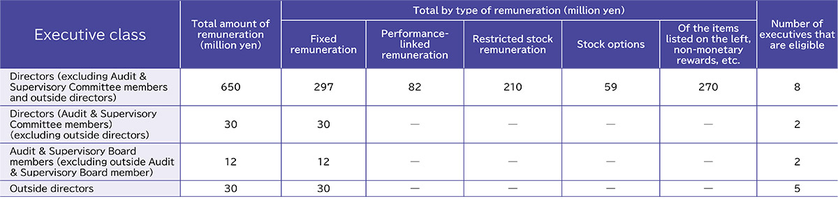 Executive Remuneration