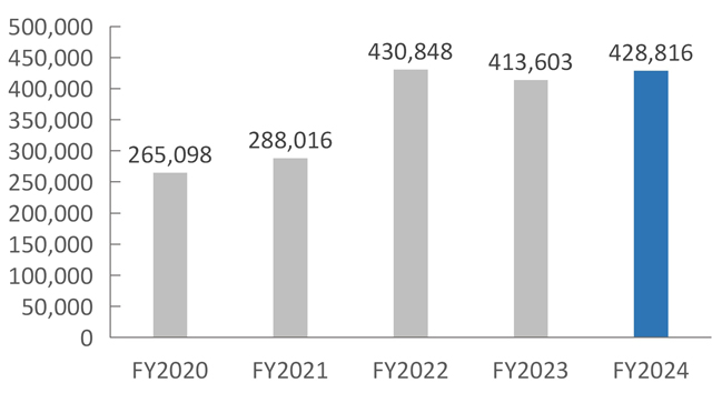 Number of individual shareholders